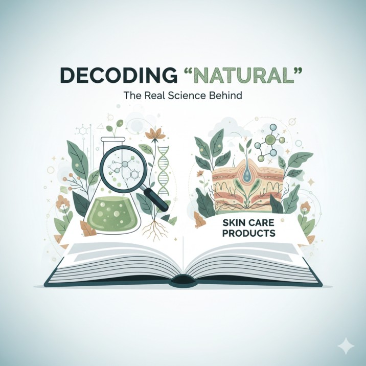 Decoding "Natural": The science behind natural ingredients in skincare products.