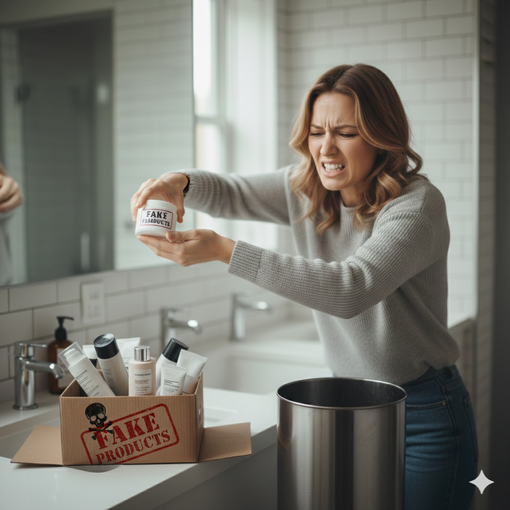 Fake vs Real Skincare Products