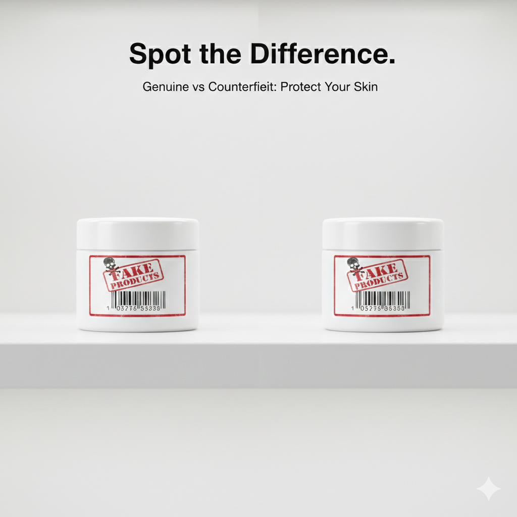 Fake vs Real Skincare Products